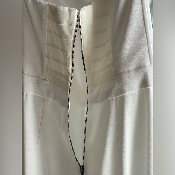 Alice + Olivia NWT Size 4 Lavera Jumpsuit in Off White Bridal *see notes* - Picture 6 of 13